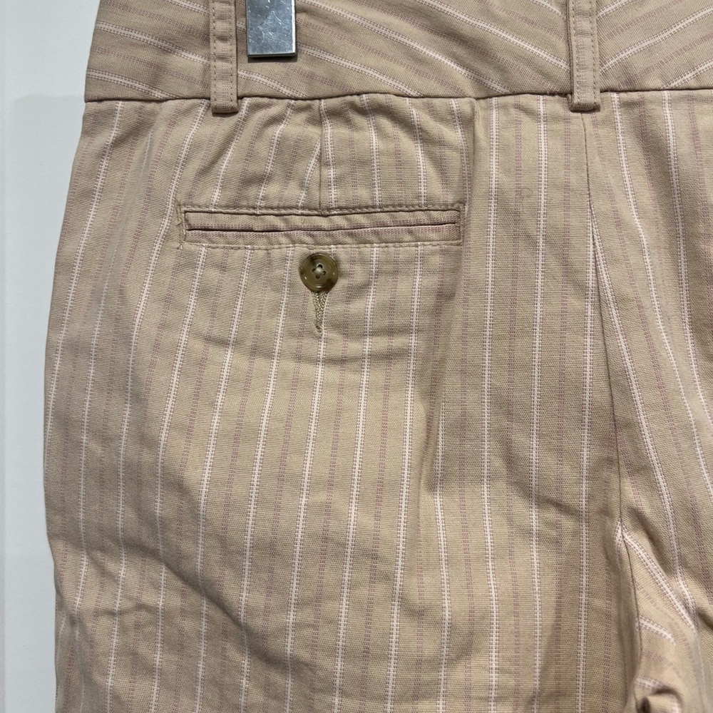 Y2K Old Navy Beige & Pink Pinstriped Shorts Women’s - Picture 11 of 15